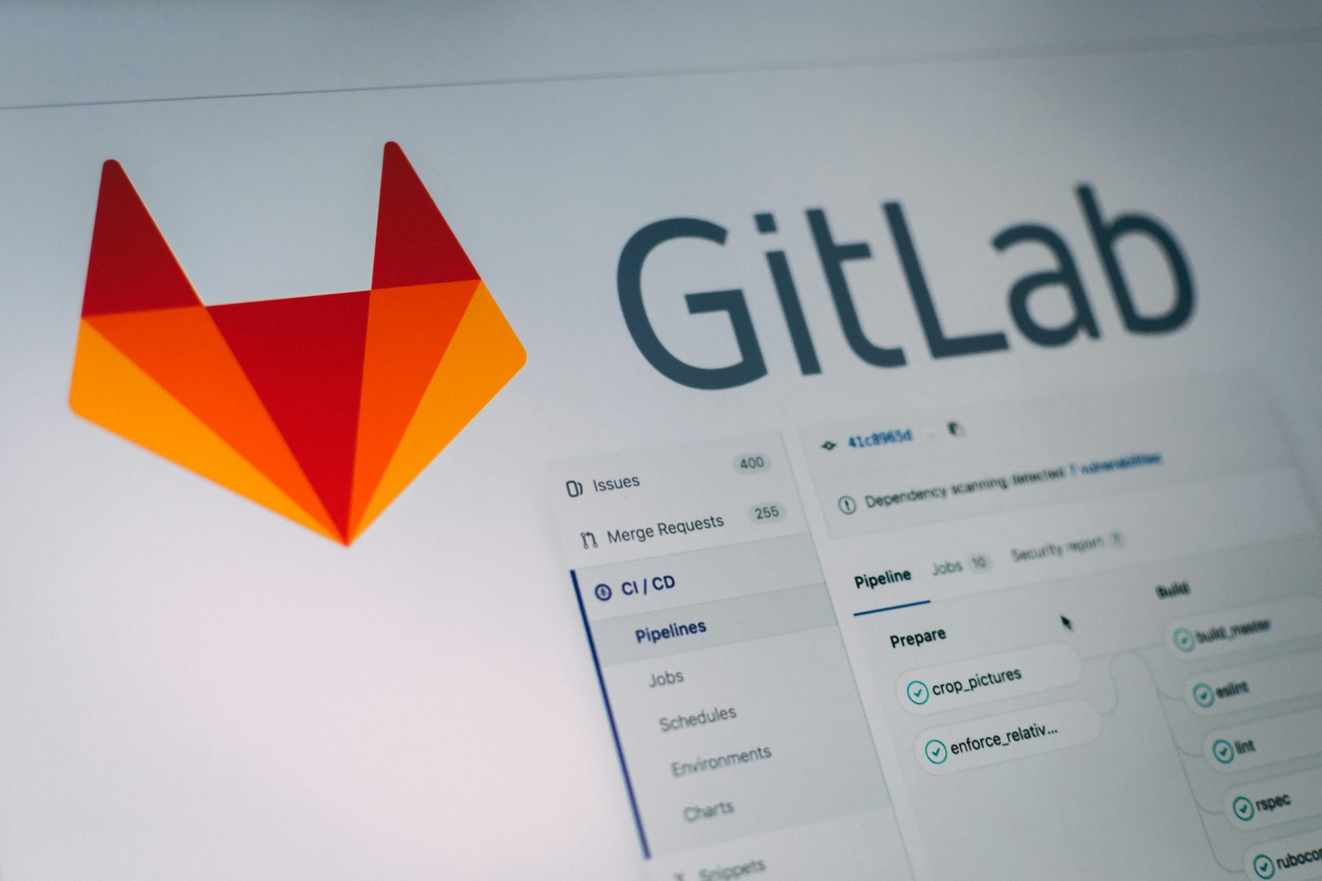 GitLab-Anwendungs-Screenshot